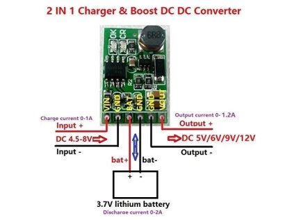 2 in 1 Charge and Discharger Boost Modules