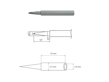 Hrot N1-46 pr.2.0mm (ZD-929C,ZD-931)