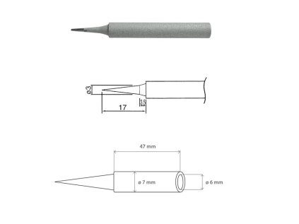 Hrot N1-26 pr.0.4mm (ZD-929C,ZD-931)