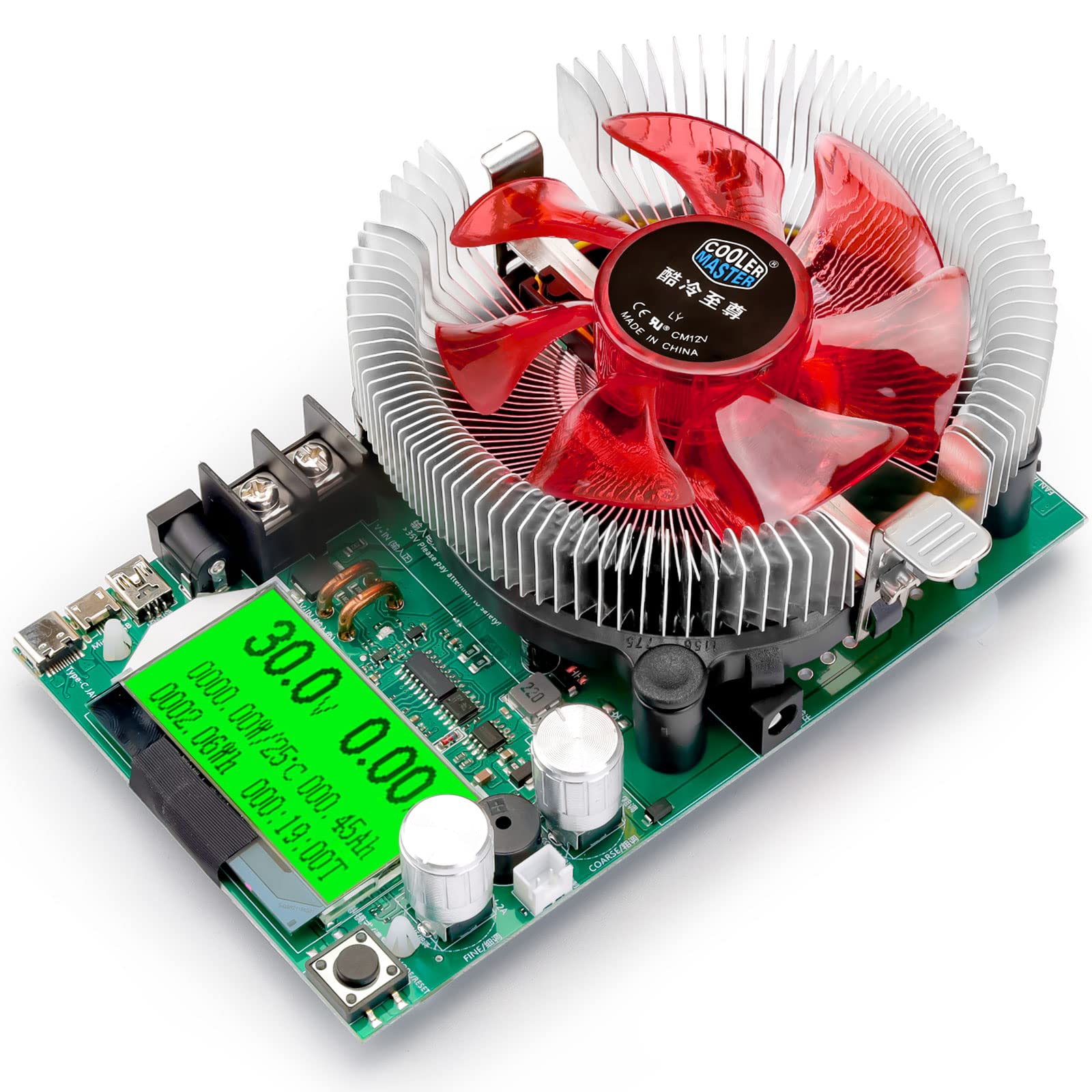 150W DC Electronic Load Tester USB Adjustable Testing Module - Elecom