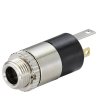 Konektor jack 3,5mm stereo na panel s maticou