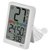 Digitálny teplomer s vlhkomerom, drôtový snímač, budík E0558P