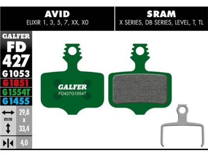 Galafer fd427 Avid, Sram Level