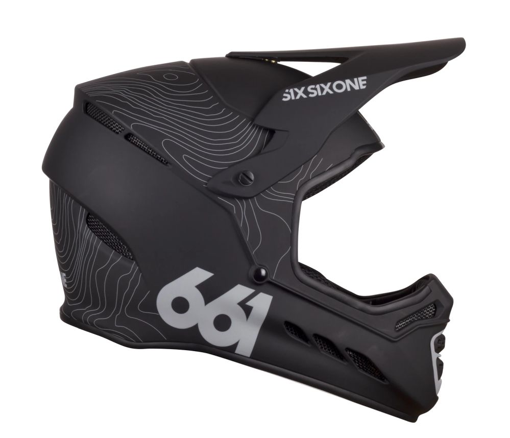 661 RESET HELMA CONTOUR BLACK - (SIXSIXONE) Velikost: XL: 62-63 cm