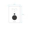 Steklena standard fronta vticnica rfid Ver.1 mere