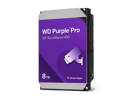 Western Digital Purple Pro Smart Video HDD 8TB vnitřní pevný disk 7200 ot/min 3.5" SATA