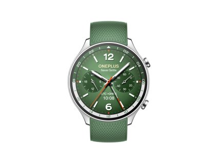 OnePlus Watch 2R 3,63 cm (1.43") AMOLED 46 mm Digitální 466 x 466 px Dotyková obrazovka Zelená Wi-Fi GPS