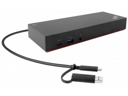 Lenovo 40AF0135EU dokovací stanice/replikátor portů Kabel Černá