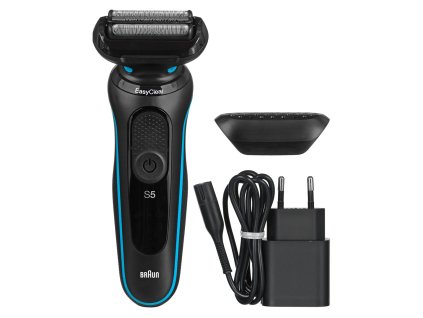 Braun Series 5 51-M1000s Planžetový holicí strojek Černá, Modrá