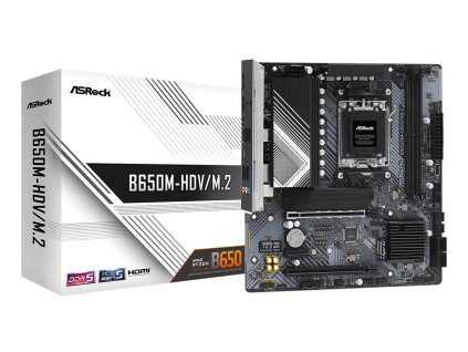 Asrock B650M-HDV/M.2 AMD B650 Zásuvka AM5 Micro ATX