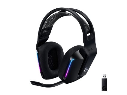 Logitech G 981-000864 sluchátka / náhlavní souprava Sluchátka s mikrofonem Bezdrátový Přes hlavu Hraní Černá
