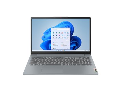 Lenovo IdeaPad Slim 3 15ABR8 AMD Ryzen™ 5 7430U Laptop 39,6 cm (15.6") Full HD 16 GB DDR4-SDRAM 512 GB SSD Wi-Fi 6 (802.11ax) Windows 11 Home Šedá