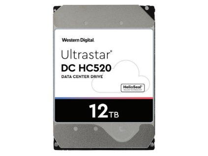 Western Digital Ultrastar DC HC520 12TB vnitřní pevný disk 7200 ot/min 256 MB 3.5" Serial ATA III