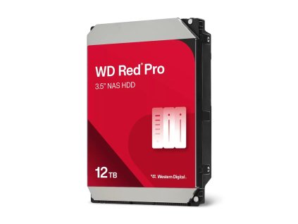 Western Digital Red Pro vnitřní pevný disk 12 TB 7200 ot/min 512 MB 3.5" Serial ATA III