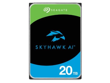 Seagate SkyHawk AI vnitřní pevný disk 20 TB 7200 ot/min 512 MB 3.5" Serial ATA III