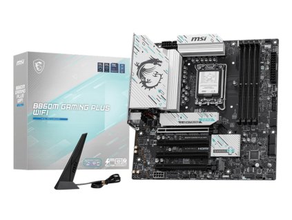 MSI B860M GAMING PLUS WIFI základní deska Intel B860 LGA 1851 (Socket V1) Micro ATX