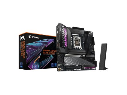 GIGABYTE B860M AORUS ELITE WIFI6E Intel B860 LGA 1851 (Socket V1) Micro ATX