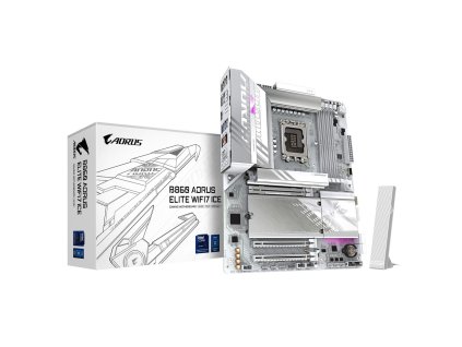 GIGABYTE B860 AORUS ELITE WIFI7 ICE Intel B860 LGA 1851 (Socket V1) ATX