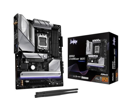 Asrock B850 LiveMixer WiFi AMD B850 Zásuvka AM5 ATX