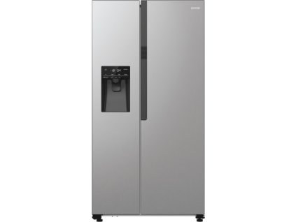 Gorenje NRR9185ESXL lednice s mrazničkou (vedle sebe) Stojací 550 l E Stříbrná