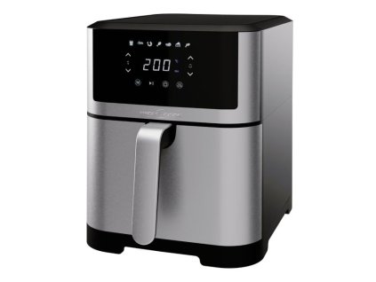 ProfiCook PC-FR 1269 H fritovací hrnec Samostarný 8 l Samostatné 1800 W Horkovzdušná fritéza Černá, Nerezová ocel