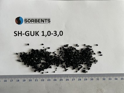Aktivní uhlí SH-GUK 1,0-3,0 granulované zrněné - 2,5 kg
