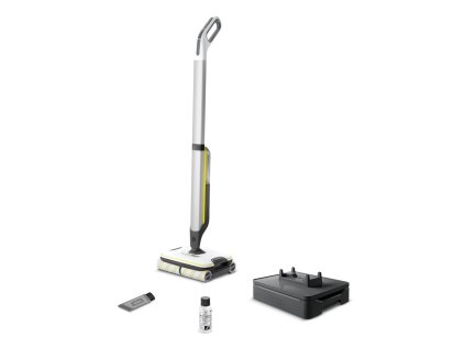 Kärcher FC 7 CORDLESS Electric broom Baterie Mokrý Bezsáčkové Černá, Bílá, Žlutá 2,85 Ah