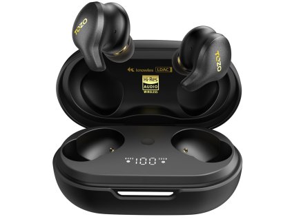 TOZO Golden X1 True Wireless Stereo (TWS) In-Ear USB Type-C Bluetooth Headset Black