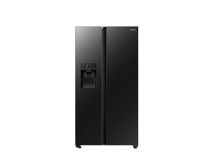 Hisense RS694N4GBE lednice s mrazničkou (vedle sebe) Stojací 562 l E Černá