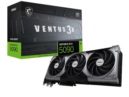 MSI VENTUS GEFORCE RTX 5090 32G 3X OC grafická karta NVIDIA 32 GB GDDR7