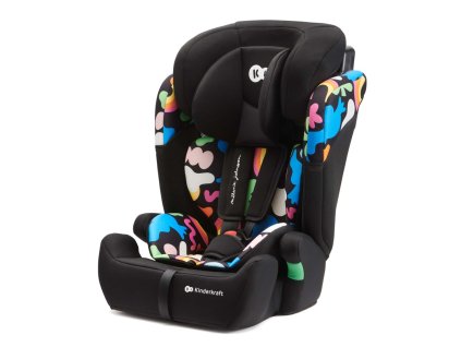 Kinderkraft COMFORT UP I-SIZE dětská autosedačka (9 - 36 kg; 15 měsíců - 12 let) Happy Shapes