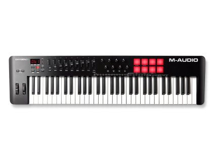 M-AUDIO Oxygen 61 (MKV) MIDI klávesový nástroj 61 klíče/klíčů USB Černá