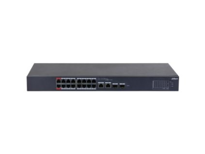 Dahua Technology DH-CS4226-24ET-375 Řízený L2 Gigabit Ethernet (10/100/1000) Podpora napájení po Ethernetu (PoE) Černá