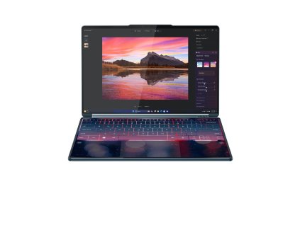 Lenovo Yoga Book 9 14IAH10 Intel Core Ultra 7 255H 35,6 cm (14") Dotyková obrazovka 2.8K 32 GB LPDDR5x-SDRAM 1 TB SSD Wi-Fi 7 (802.11be) Windows 11 Pro Modrozelená