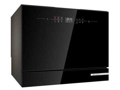 Bosch SKS6ITB00E Kompaktní volně stojící myčka nádobí Černá