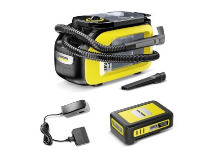 Kärcher SE 3-18 Compact Battery Set 1,2 l Bubnový vysavač Mokrý 184 W Bezsáčkové
