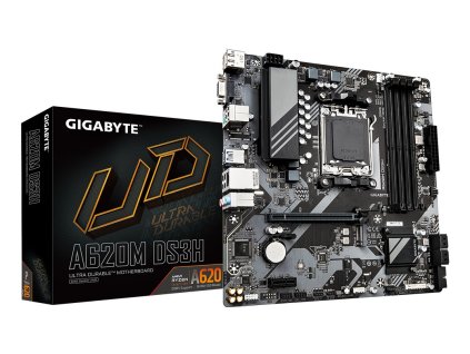 GIGABYTE A620M DS3H základní deska AMD A620 Zásuvka AM5 Micro ATX