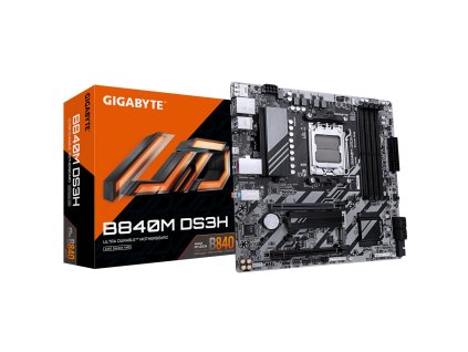 GIGABYTE B840M DS3H základní deska AMD B840 Zásuvka AM5 Micro ATX