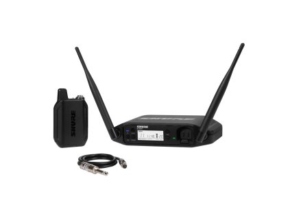 Shure GLXD14+E-Z4 - Digitální bezdrátový systém DUAL BAND s bodypack vysílačem a kytarovým kabelem WA302