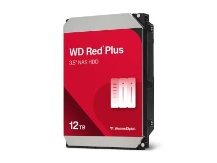 Western Digital Red Plus WD120EFGX vnitřní pevný disk 12 TB 7200 ot/min 512 MB 3.5" Serial ATA III