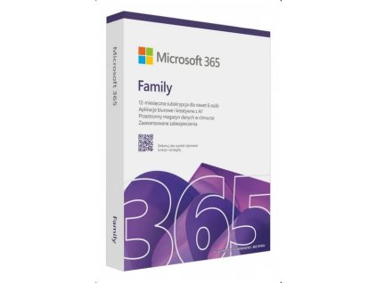 Microsoft 365 Family (6 uživatelů; 12 měsíců) (EP2-32382)