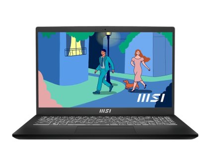 MSI Modern 15 B13M-1086PL Intel® Core™ i7 i7-1355U Laptop 39,6 cm (15.6") Full HD 16 GB DDR4-SDRAM 512 GB SSD Wi-Fi 6E (802.11ax) Windows 11 Černá