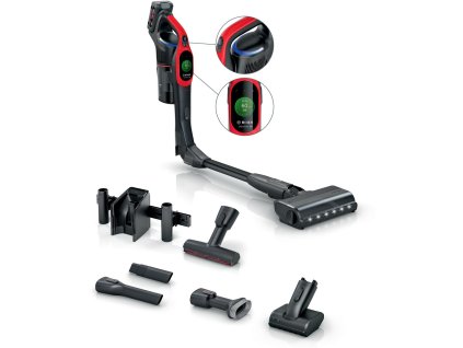 Bosch BCS1041PET tyčový vysavač / elektrický smeták Baterie Suchý HEPA Bezsáčkové 0,4 l 23,5 W Černá, Červená 4 Ah
