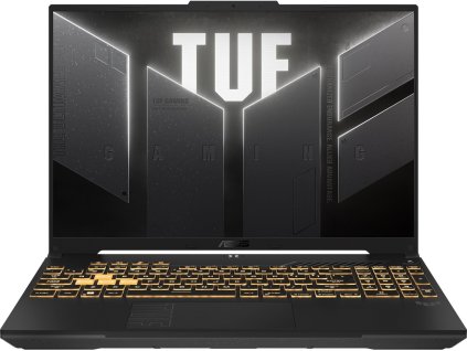 ASUS TUF Gaming F16 FX607VU-I5085W -Gaming Intel Core Ultra 5 210H Laptop 40,6 cm (16") Full HD+ 8 GB DDR5-SDRAM 512 GB SSD NVIDIA GeForce RTX 4050 Wi-Fi 6 (802.11ax) Windows 11 Home Šedá