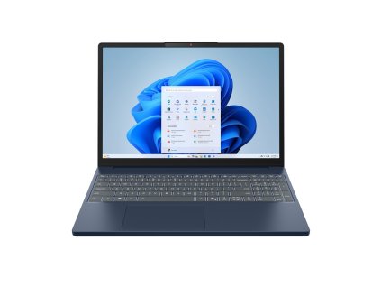 Lenovo IdeaPad Slim 3 15IRH10 Intel® Core™ i5 i5-13420H Laptop 38,9 cm (15.3") WUXGA 16 GB DDR5-SDRAM 512 GB SSD Wi-Fi 6 (802.11ax) Windows 11 Home Modrá