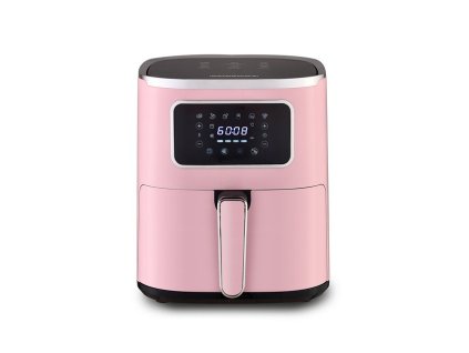 Heinrich''s HFR 8216 Horkovzdušná fritéza 5,0 l 1450 W Růžová