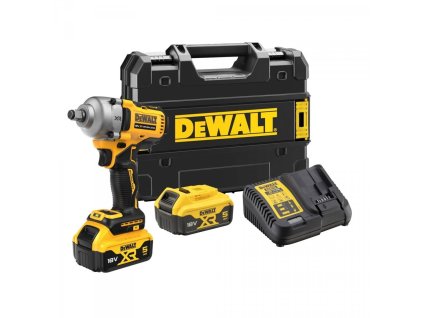 Rázový utahovák DEWALT DCF891P2T 18V 2x5Ah XR 812Nm Žlutá, Černá