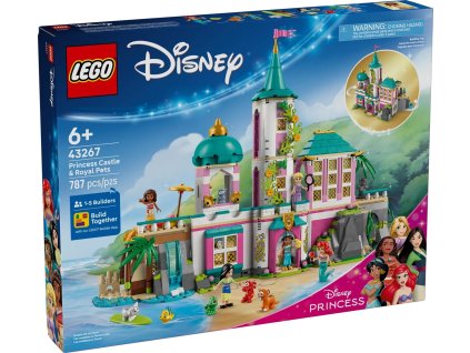 LEGO DISNEY 43267 Princův hrad a královská zvířata
