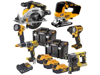 SADA KOMBINOVANÉHO ELEKTRICKÉHO NÁŘADÍ DEWALT DCK690P3T 18V