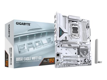 GIGABYTE B850 EAGLE WIFI7 ICE AMD B850 Zásuvka AM5 ATX